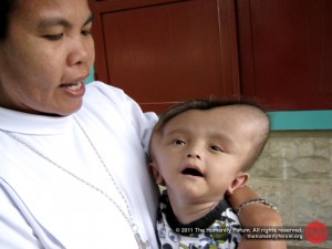 Rainel with Sr. Anysia of St. Luigia Clinic in Sikakap, Mentawai